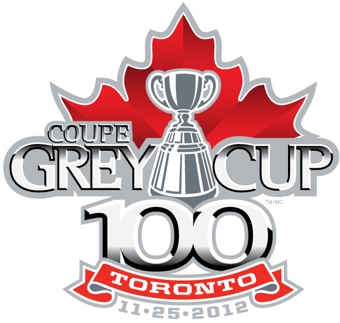 Grey Cup 2012 Primary Logo vinyl decal